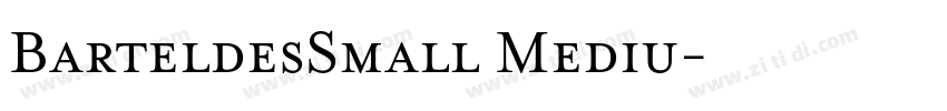 BarteldesSmall Mediu字体转换